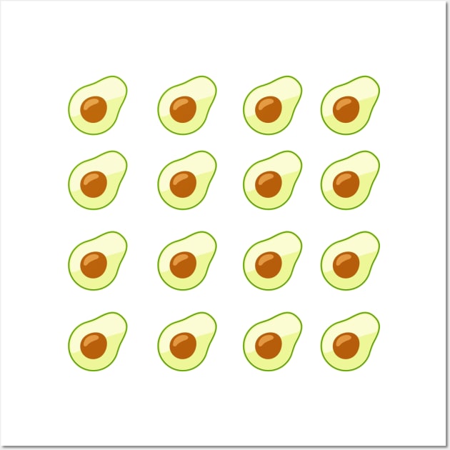 Avocado Pattern Wall Art by Seven Mustard Seeds